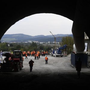 Modernizácia trate Púchov - Žilina pre rýchlosť do 160 km/h, I. etapa - Tunel Diel